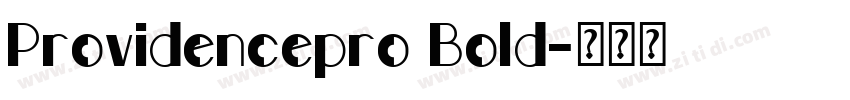 Providencepro Bold字体转换